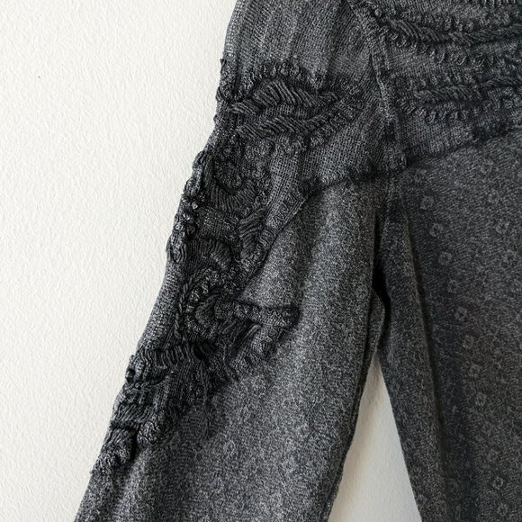 Vintage Free People Embroidered Long Sleeve Tee - Picture 5 of 7